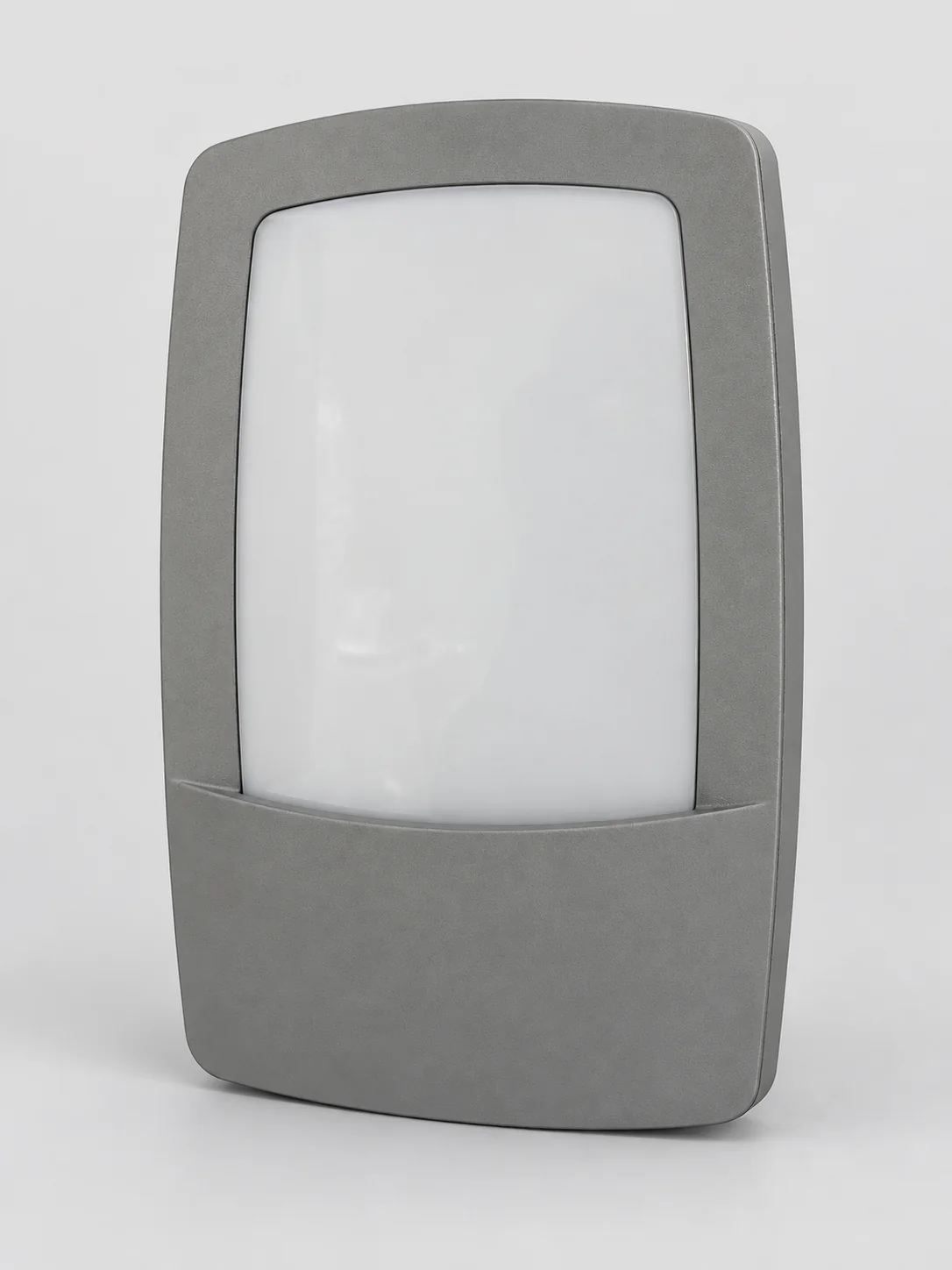 LUTEC 3383 si silver cylindrical outdoor wall light