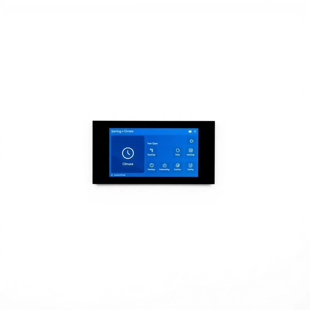 Generic KNX wall touch panel illustration