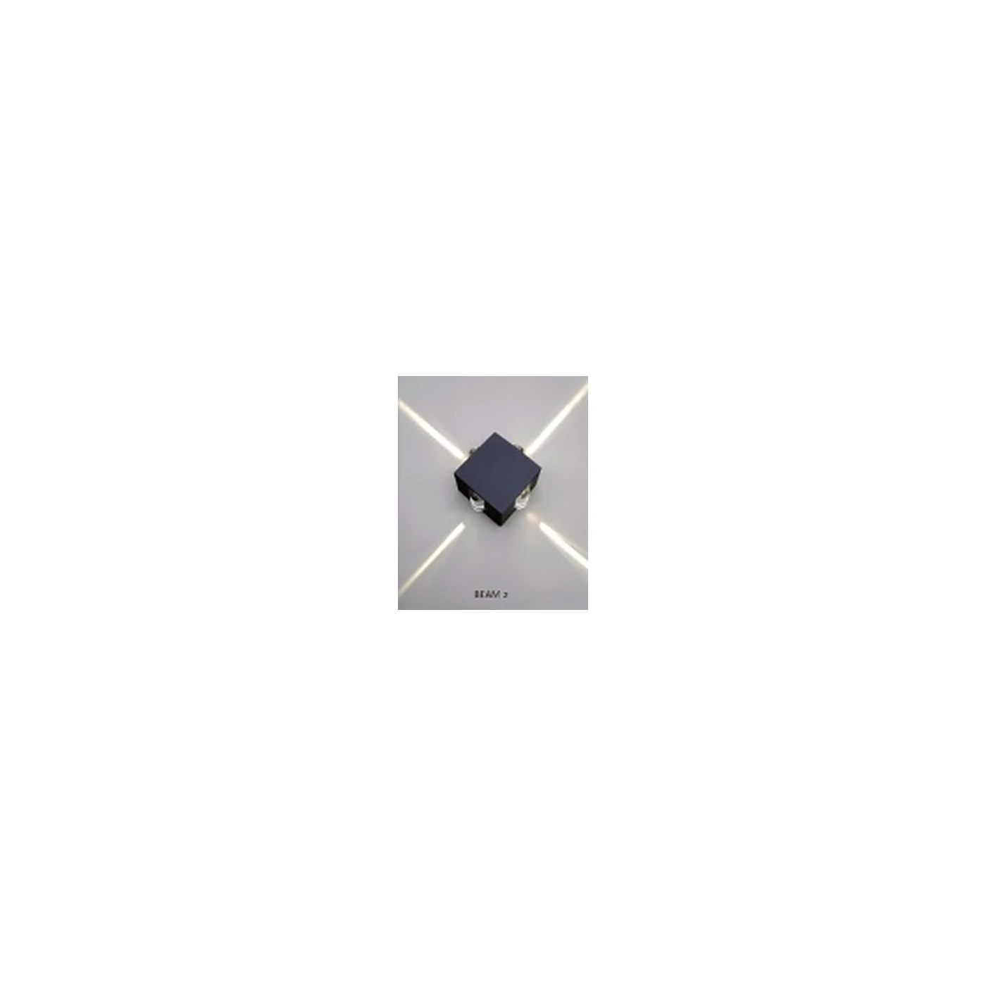 LUTEC 5186304118 Wall Light – 10W 4000K IP54, Dark Grey