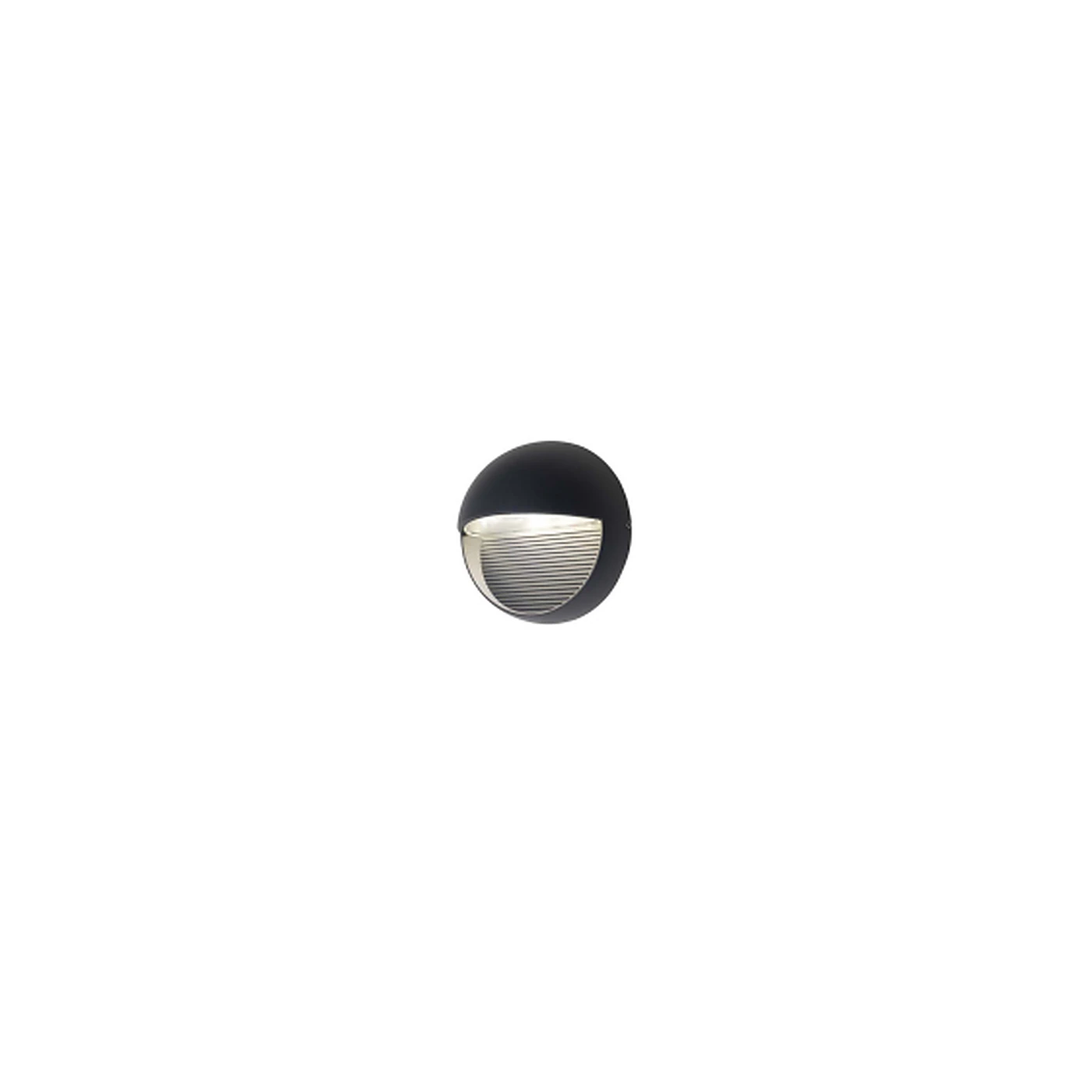 LUTEC 5186502118 Wall Light – 3×2W 4000K IP54, Dark Grey