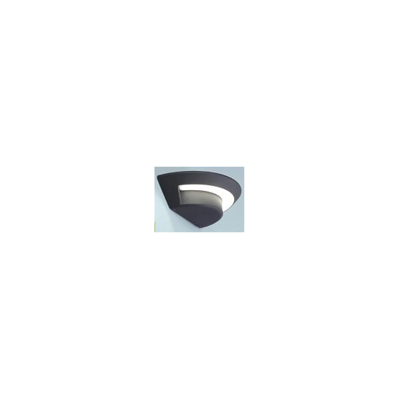 LUTEC 5188003118 Wall Light – 7W 4000K IP54, Dark Grey