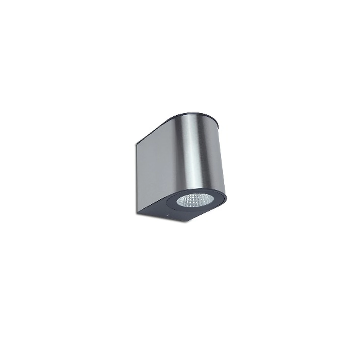 LUTEC 5189001118 Wall Light – 24W 4000K IP54, Dark Grey