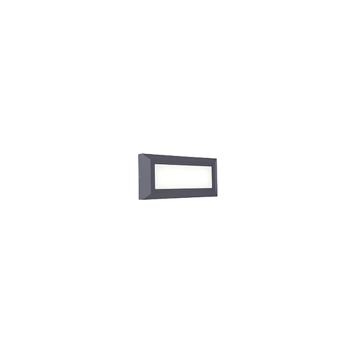 LUTEC 5191601118 Wall Light – 10.5W 3000K IP54, Grey