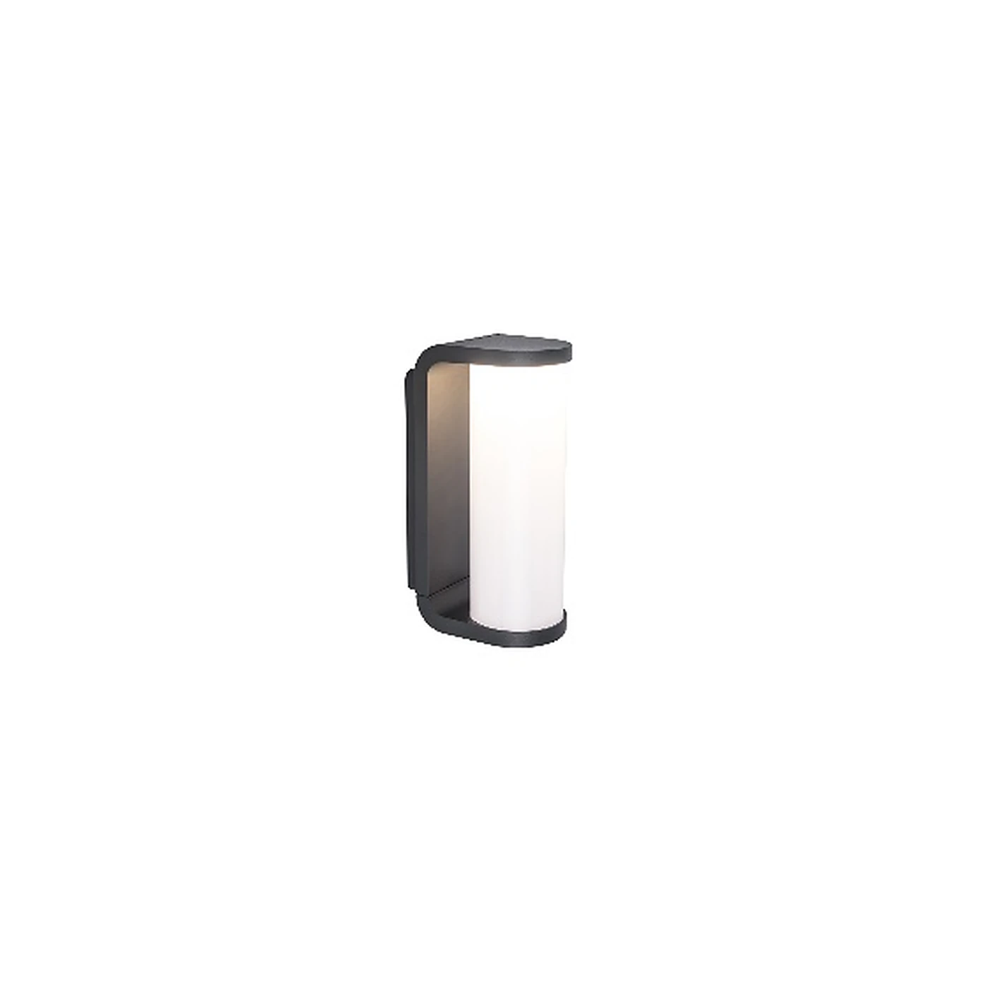 LUTEC 5193602118 Wall Light – 10.2W 3000K IP44, Dark Grey