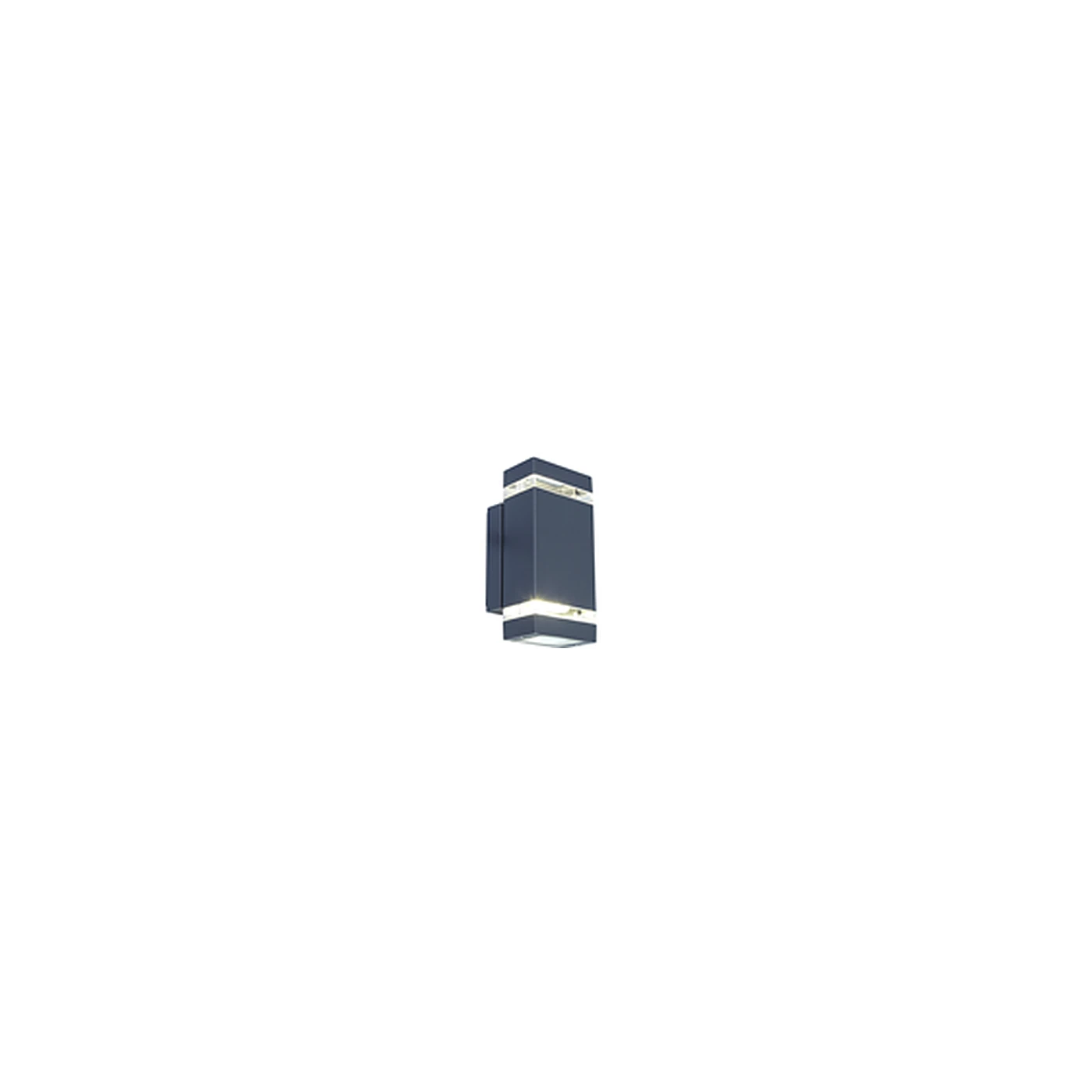 LUTEC 5605011118 Wall Light – 2×35W IP44, Grey