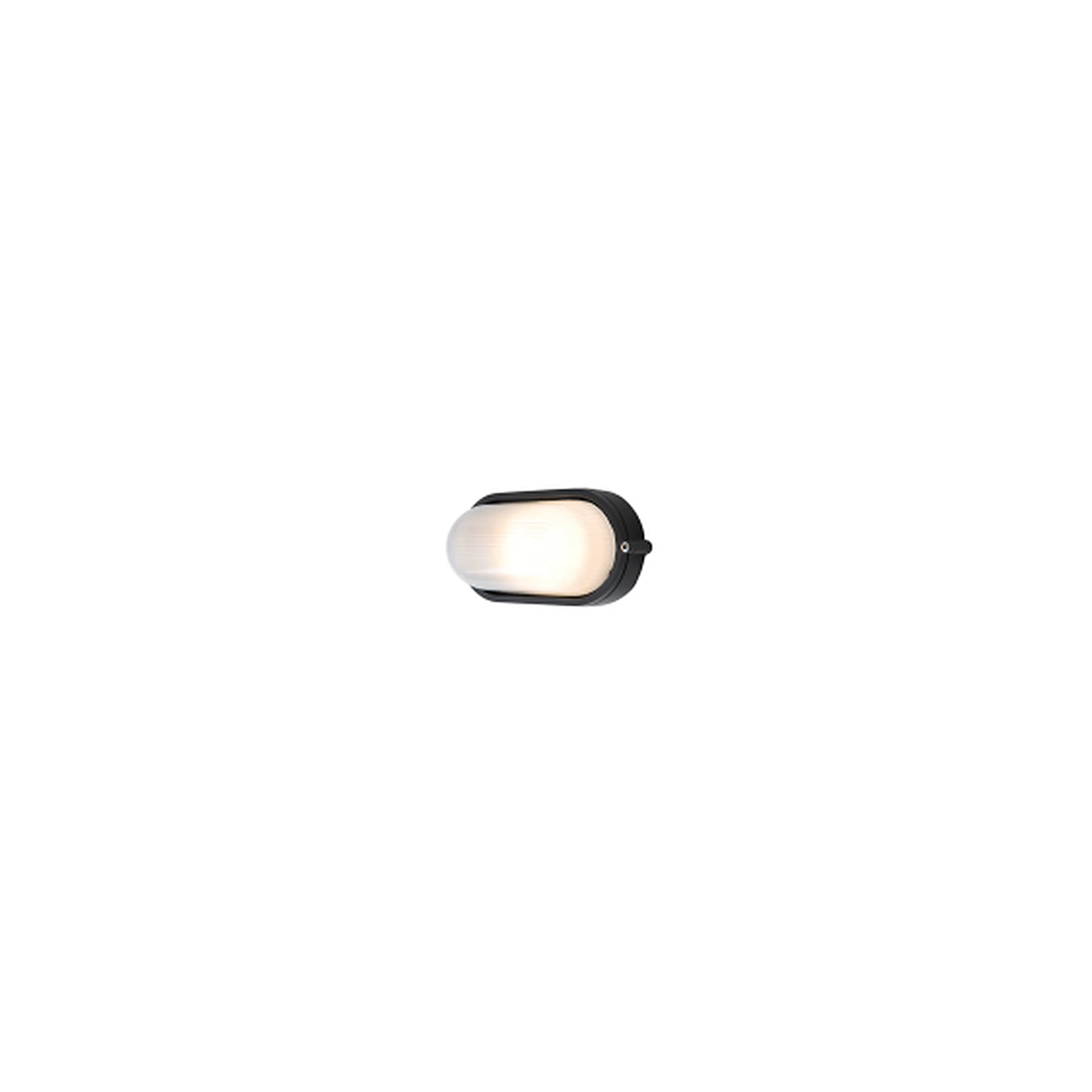 LUTEC 6302202013 Bulkhead Light – 60W IP44, Black