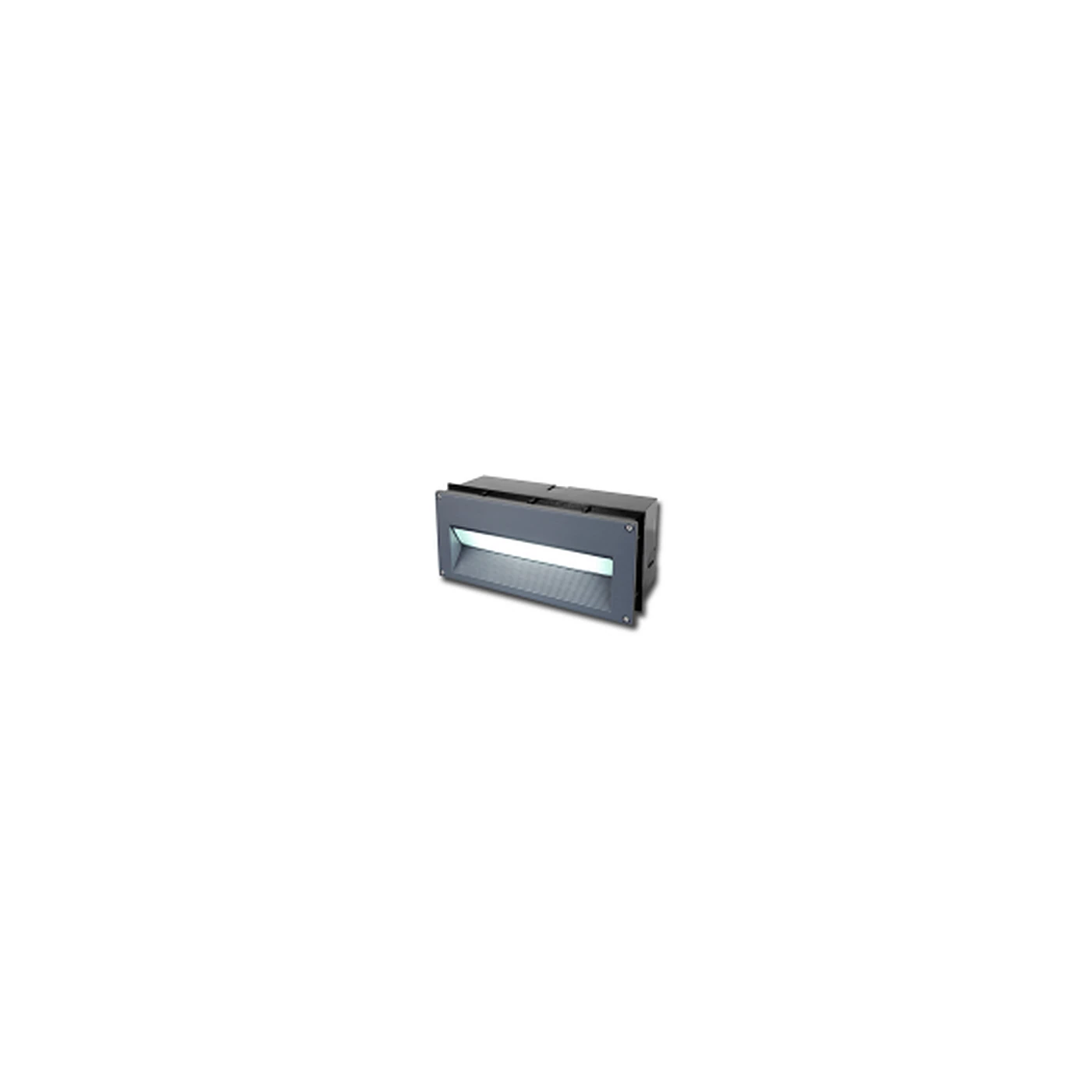 LUTEC 6482101118 Recessed Wall Light – 20W IP54, Grey