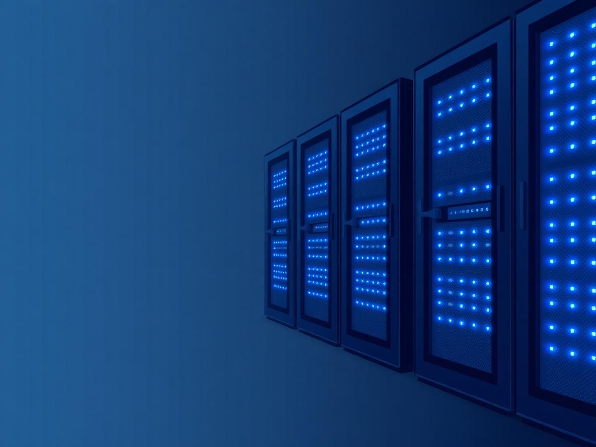 SXM City data centre category graphic showing a row of server racks